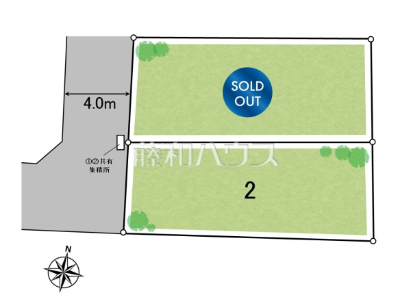 全体区画図 【練馬区関町南2丁目】 全体区画図 【練馬区関町南2丁目】