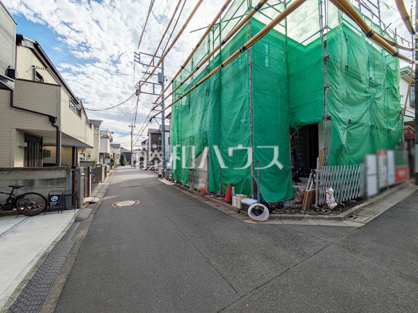 接道状況および現場風景 【練馬区南大泉4丁目】 接道状況および現場風景 【練馬区南大泉4丁目】