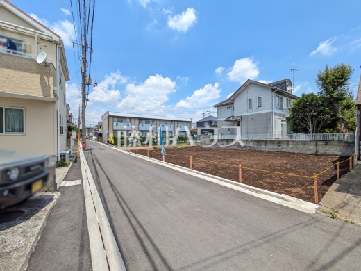接道状況および現場風景 【小平市学園東町】