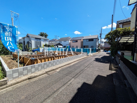 接道状況および現場風景 【練馬区三原台1丁目】/撮影日2026/09/14