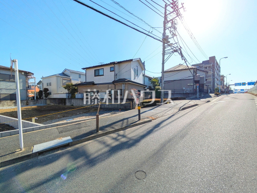 接道状況および現場風景 【日野市百草】