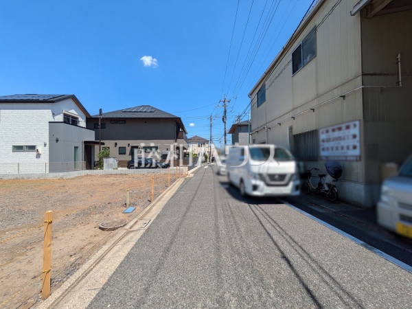 接道状況および現場風景 【練馬区高松6丁目】 接道状況および現場風景 【練馬区高松6丁目】