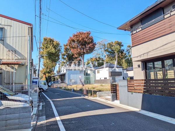 接道状況および現場風景 【練馬区高松6丁目】 接道状況および現場風景 【練馬区高松6丁目】