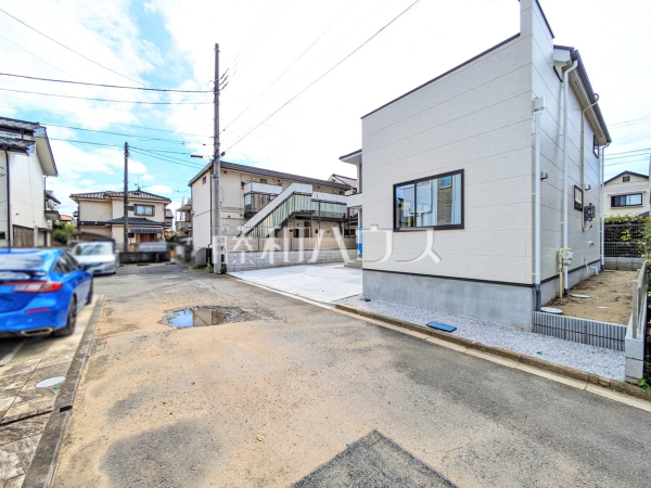 接道状況および現場風景 【小平市学園東町】 接道状況および現場風景 【小平市学園東町】