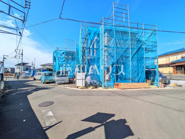 接道状況および現場風景 【武蔵村山市神明4丁目】 接道状況および現場風景 【武蔵村山市神明4丁目】