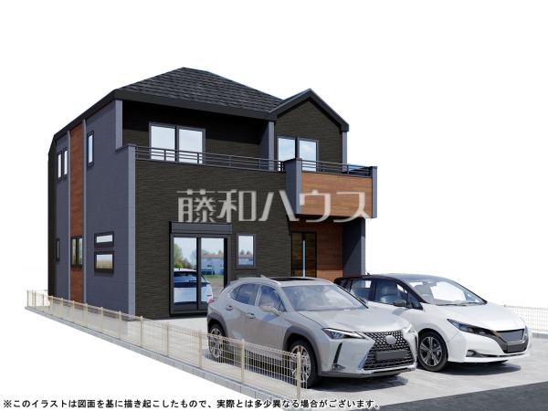 完成予想図(外観) 【日野市万願寺6丁目】 完成予想図(外観) 【日野市万願寺6丁目】