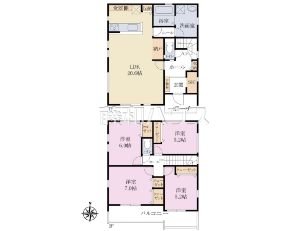 間取図 【日野市万願寺6丁目】 間取図 【日野市万願寺6丁目】