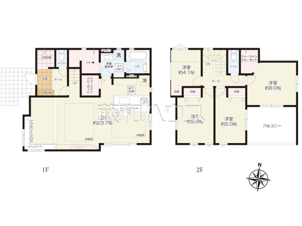 間取図 【所沢市大字上安松】 間取図 【所沢市大字上安松】