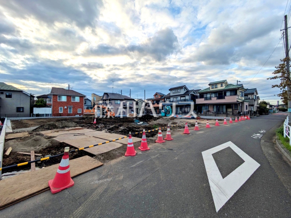 接道状況および現場風景 【府中市南町2丁目】 接道状況および現場風景 【府中市南町2丁目】