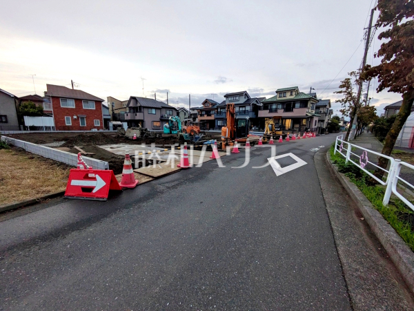 接道状況および現場風景 【府中市南町2丁目】 接道状況および現場風景 【府中市南町2丁目】