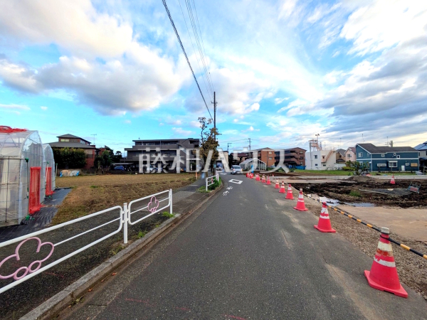 接道状況および現場風景 【府中市南町2丁目】 接道状況および現場風景 【府中市南町2丁目】
