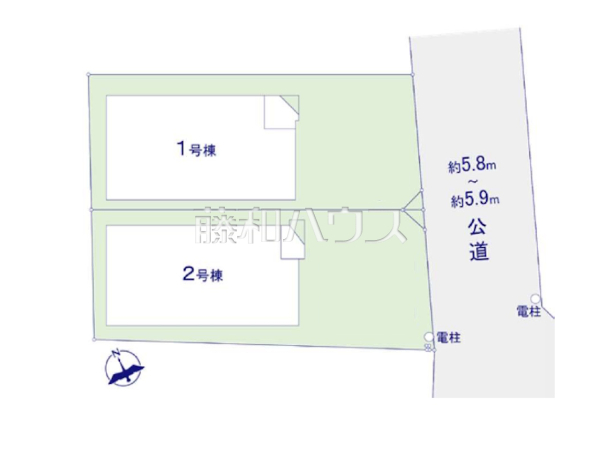 全体区画図 【福岡市南区屋形原1丁目】 全体区画図 【福岡市南区屋形原1丁目】