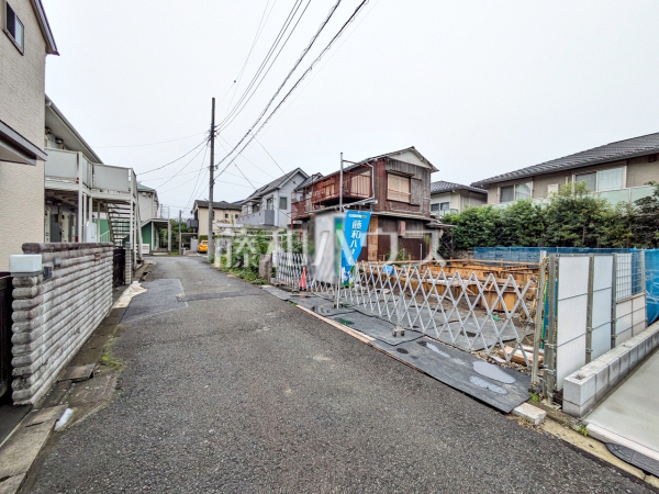 接道状況および現場風景 【国分寺市西恋ヶ窪2丁目】 接道状況および現場風景 【国分寺市西恋ヶ窪2丁目】