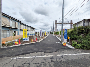 接道状況および現場風景