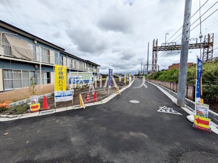 ≪接道状況≫ 家族みんなで創る、楽しむ、自由設計分譲地! 【府中市白糸台4丁目】/撮影日2026/09/12