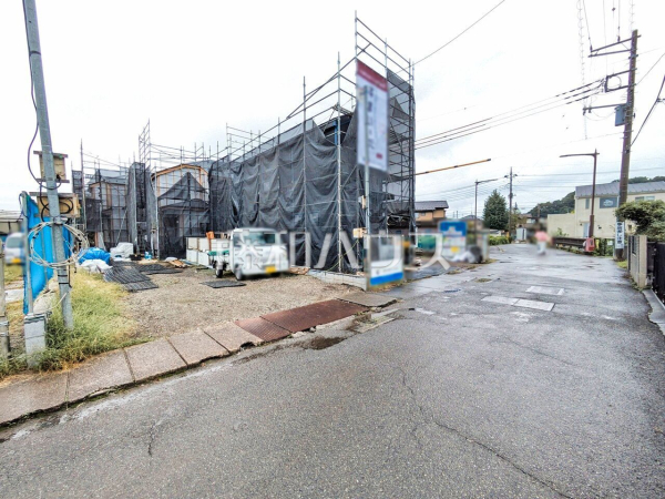 接道状況および現場風景 【八王子市弐分方町】 接道状況および現場風景 【八王子市弐分方町】