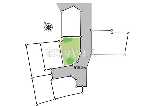 全体区画図 【府中市是政1丁目】 全体区画図 【府中市是政1丁目】