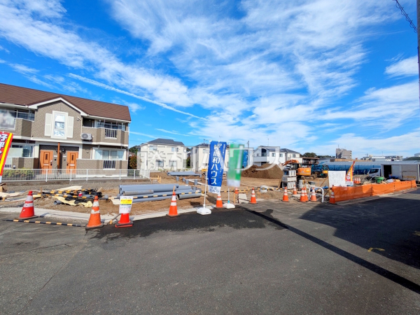 接道状況および現場風景 【府中市日新町2丁目】 接道状況および現場風景 【府中市日新町2丁目】
