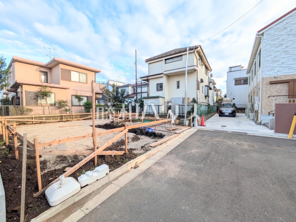 接道状況および現場風景 【小平市花小金井5丁目】 接道状況および現場風景 【小平市花小金井5丁目】