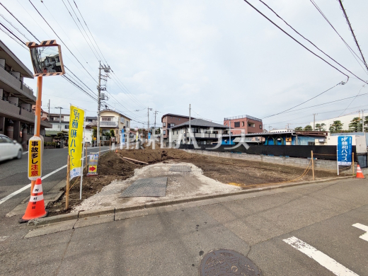 接道状況および現場風景 【府中市小柳町2丁目】