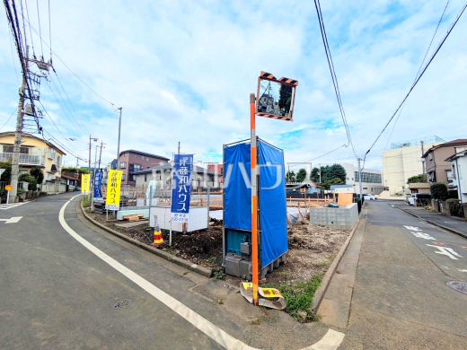 1号棟 接道状況および現場風景 【府中市小柳町2丁目】