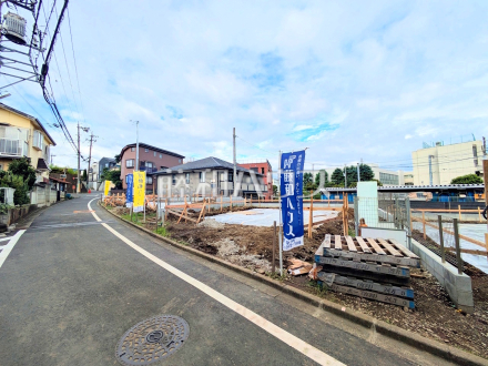 2号棟 接道状況および現場風景 【府中市小柳町2丁目】/撮影日2026/09/18