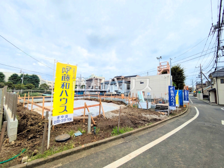 2号棟 接道状況および現場風景 【府中市小柳町2丁目】/撮影日2026/09/18