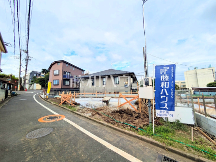 3号棟 接道状況および現場風景 【府中市小柳町2丁目】/撮影日2026/09/18