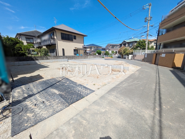 2号棟 接道状況および現場風景 【福岡市南区皿山3丁目】 2号棟 接道状況および現場風景 【福岡市南区皿山3丁目】
