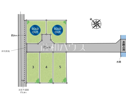 全体区画図 【日野市東豊田1丁目】