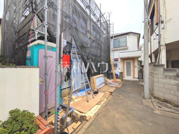 接道状況および現場風景 【練馬区大泉学園町7丁目】 接道状況および現場風景 【練馬区大泉学園町7丁目】