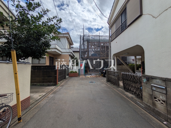 接道状況および現場風景 【練馬区大泉学園町7丁目】 接道状況および現場風景 【練馬区大泉学園町7丁目】