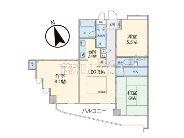 間取図 【ウィングヒルズ萩山】 間取図 【ウィングヒルズ萩山】