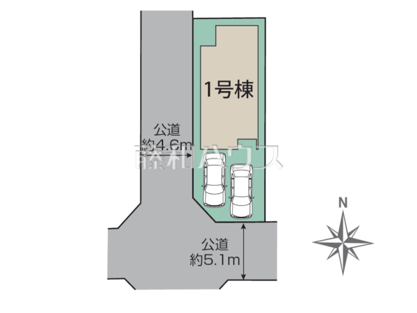 全体区画図 【北名古屋市片場新町】 全体区画図 【北名古屋市片場新町】