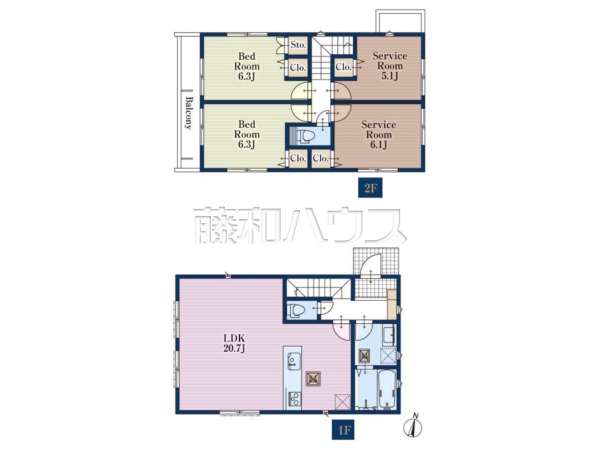 間取図 【練馬区南田中4丁目】 間取図 【練馬区南田中4丁目】