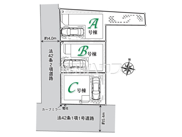 全体区画図 【所沢市旭町】 全体区画図 【所沢市旭町】