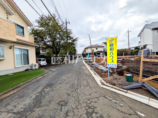 接道状況および現場風景 【小金井市貫井南町5丁目】