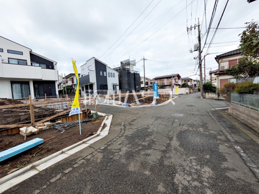 接道状況および現場風景 【小金井市貫井南町5丁目】