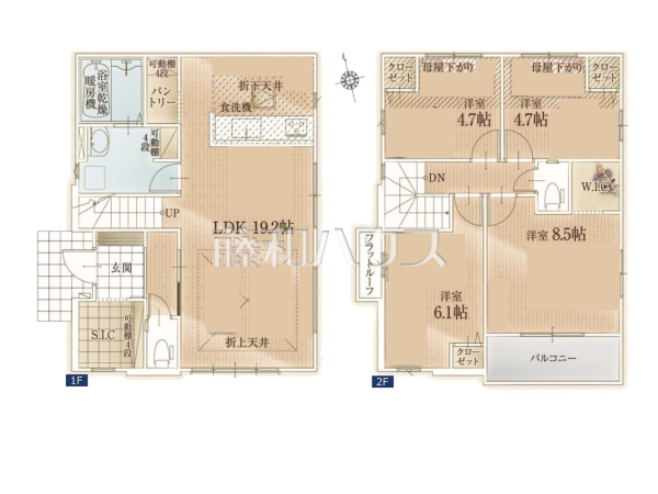 間取図 【小平市小川町1丁目】 間取図 【小平市小川町1丁目】