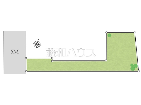 ≪区画図≫ 前面道路幅も5mあるので、全体としての見通しがよく、すれ違いや車を出し入れする際も安心です。 【調布市仙川町1丁目】 ≪区画図≫ 前面道路幅も5mあるので、全体としての見通しがよく、すれ違いや車を出し入れする際も安心です。 【調布市仙川町1丁目】