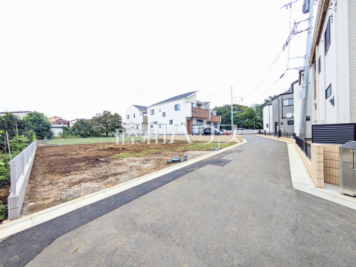 接道状況および現場風景 【所沢市大字下安松】