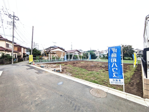 接道状況および現場風景 【所沢市大字下安松】