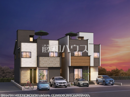 完成予想図(外観) 【所沢市大字下安松】