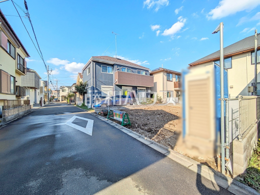 接道状況および現場風景 【日野市西平山1丁目】