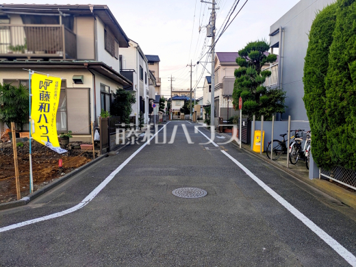 接道状況および現場風景 【府中市府中町3丁目】