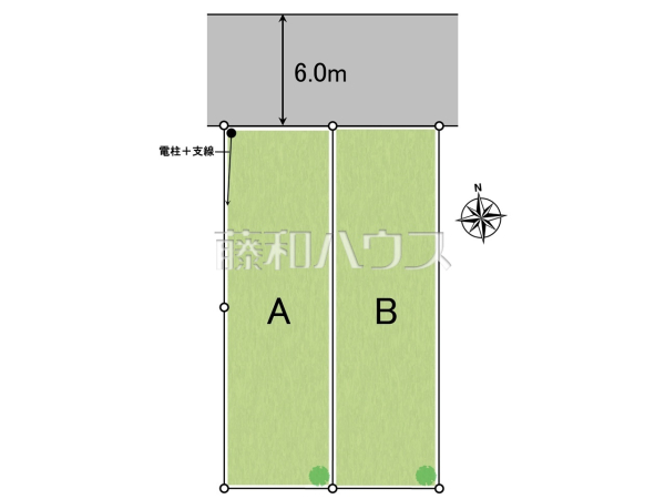 全体区画図 【所沢市中新井3丁目】 全体区画図 【所沢市中新井3丁目】