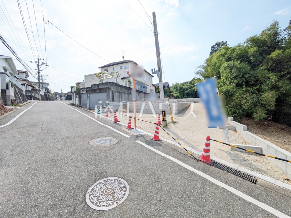 接道状況および現場風景 【糟屋郡志免町王子3丁目】 接道状況および現場風景 【糟屋郡志免町王子3丁目】