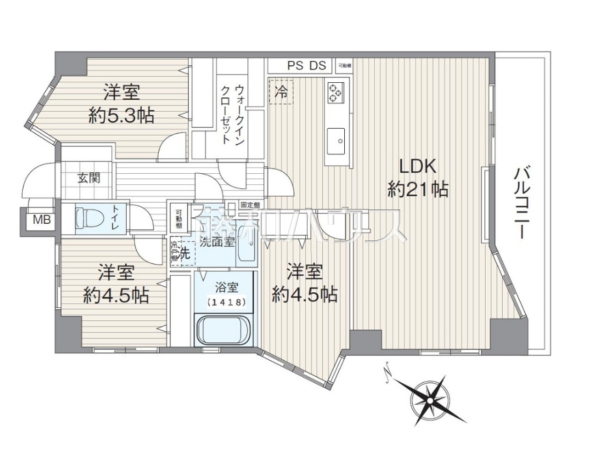 間取図 【三愛シティライフ香椎】 間取図 【三愛シティライフ香椎】