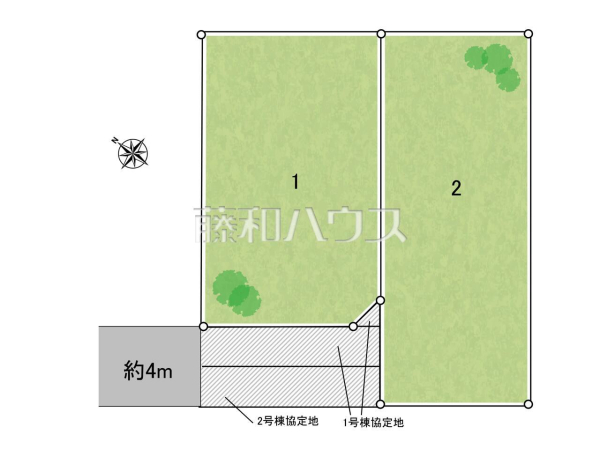 全体区画図 【新座市野火止4丁目】 全体区画図 【新座市野火止4丁目】