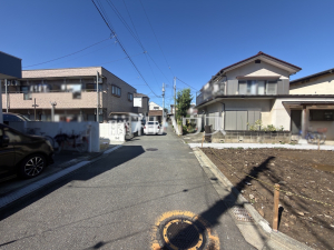 接道状況および現場風景